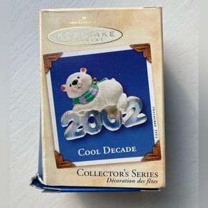 🎄Hallmark • Keepsake Cool Decade Christmas Ornament